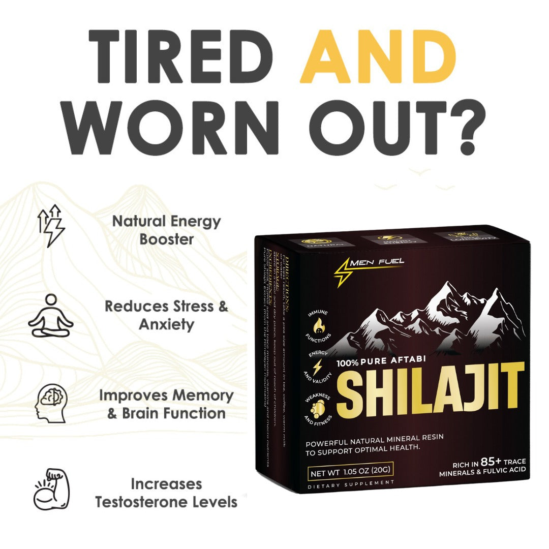 Men Fuel™ 100% Pure Aftaabi Shilajit